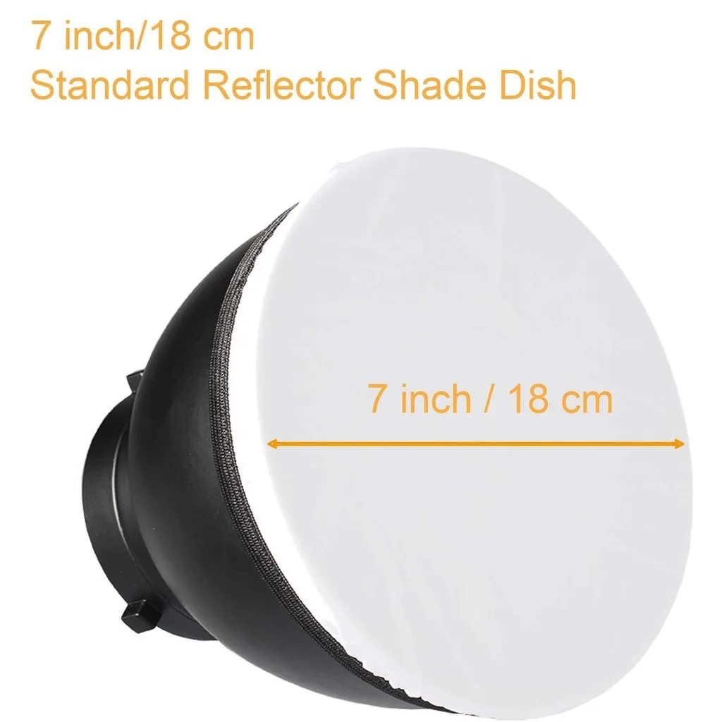 Selens Photography Soft White Diffuser Cloth 7 Inch Strobe Light Diffuser Cloth Fit For Studio Flash Beauty Portrait Reflector