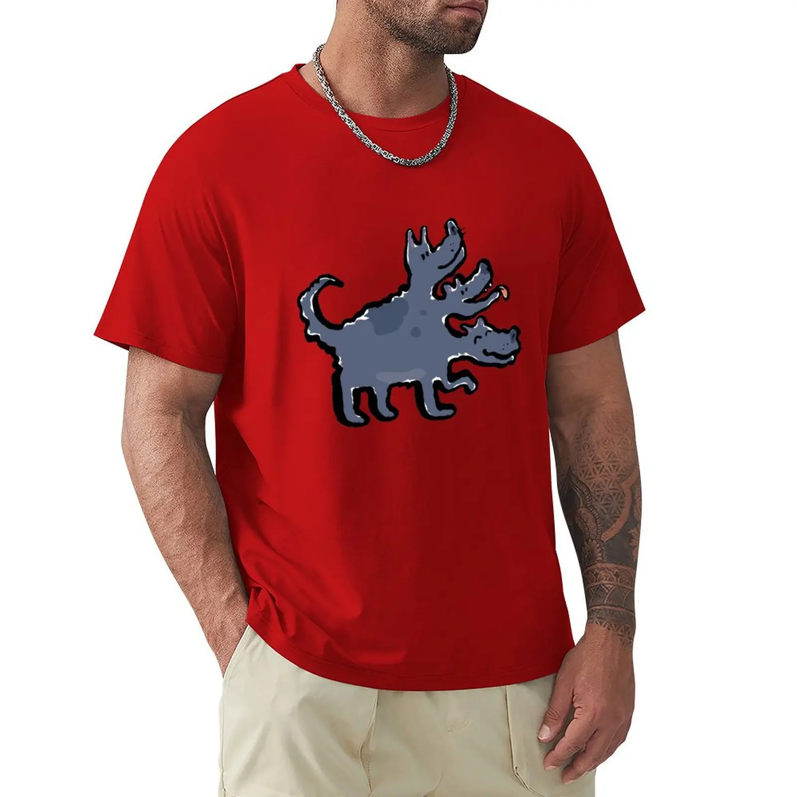 Kerberos, the triple-headed hound of hades T-Shirt boys whites sublime workout shirts for men