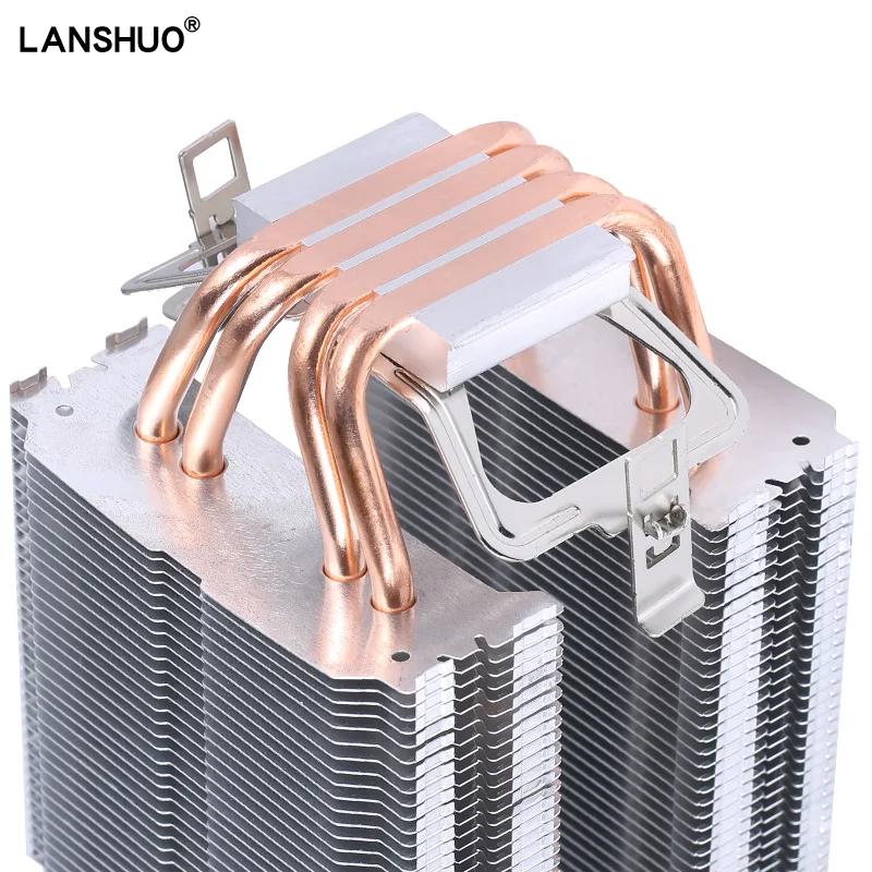 

LGA X79 X99 Cooler Cpu RGB Intel Amd Processor Heat Sink 4Heatpipe 90mm 3Pin Cpu Fan Radiator Cooling For 775 1155 1366 Am3+ Am4