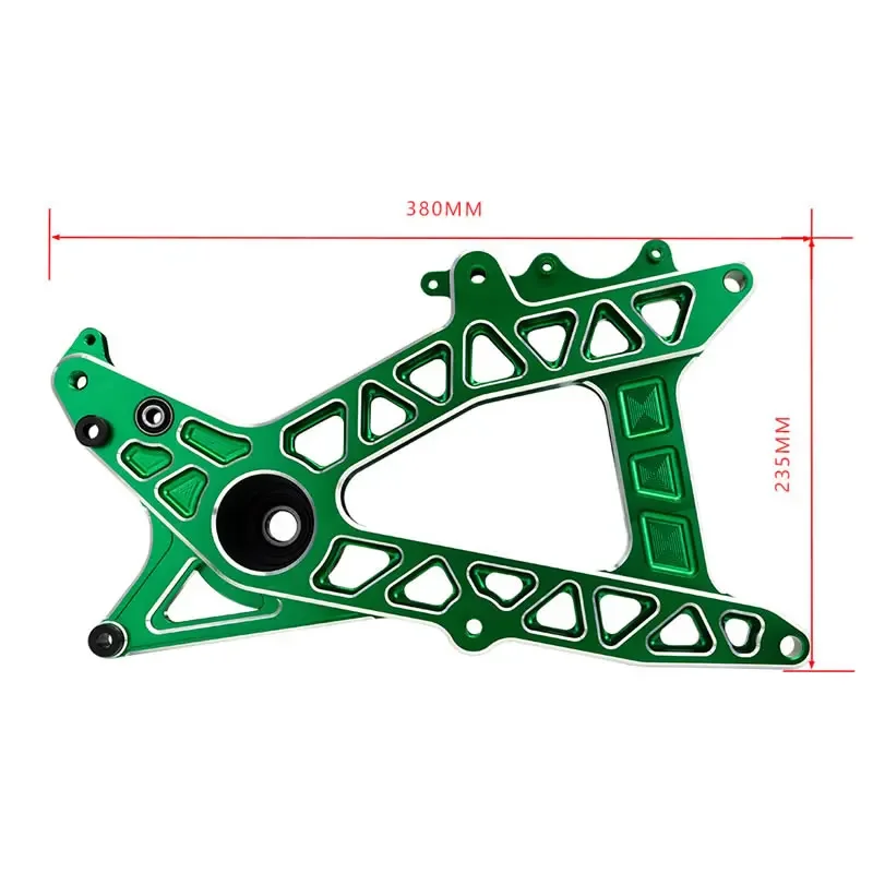 アームカール台 Asaak CNC Billet Aluminum Swingarm For 2003-2008 KAWASAKI KFX 400