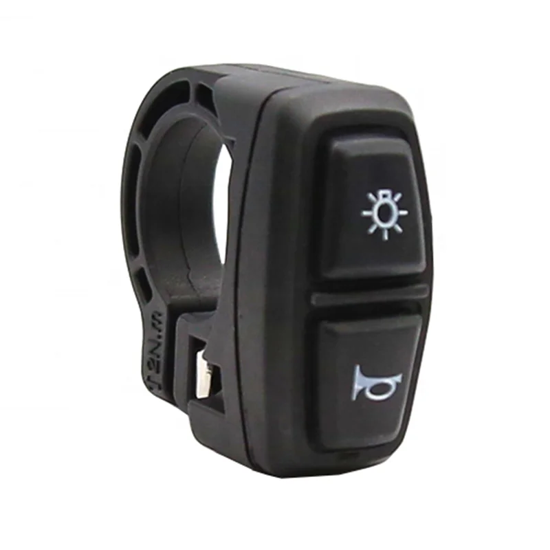 

E-bike Light Switch DK226 Ebike Lamp and Horn Switch for Electric Bike Scooter Motorcycle Button DIY Parts