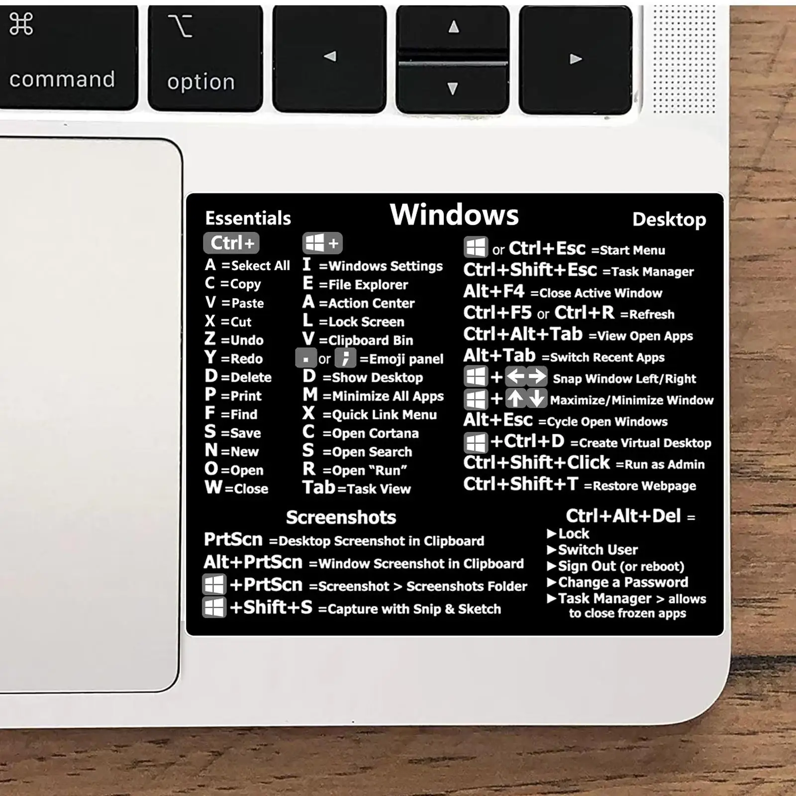 Waterproof PVC Keyboard Sticker for Laptop and Desktop
