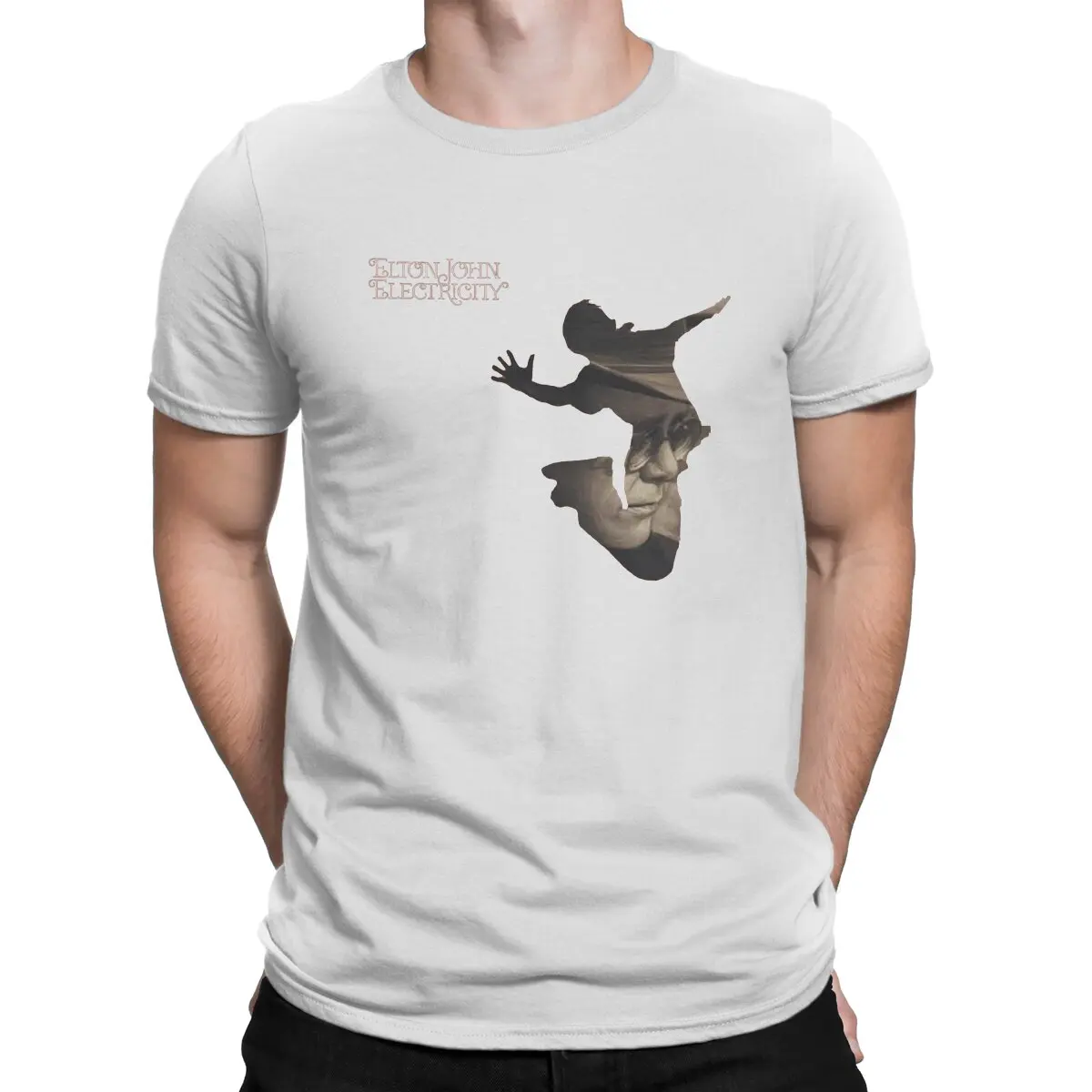 

Футболка для отдыха с музыкой, рок, хип-хоп, E-Elton John Singer, новейшие вещи для мужчин и женщин