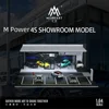 TimeMicro&MoreArt 1:64 M Power theme assembled version of the car showroom lighting scene 1