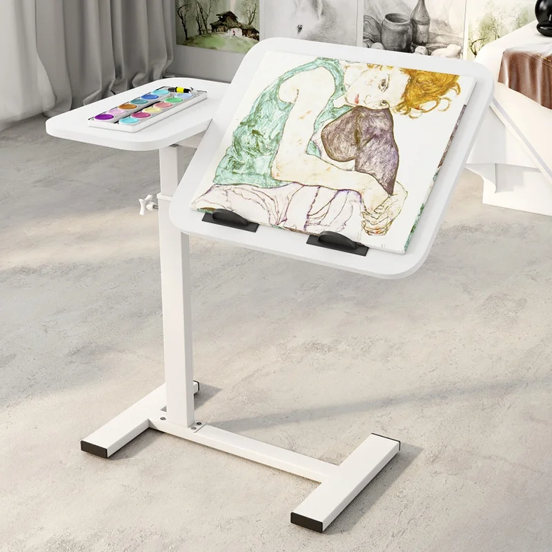 Simple Mobile Laptop Table Rotating Sitting Table Portable Height Adjustable Sofa Side Table Multifunction Practical Arrival