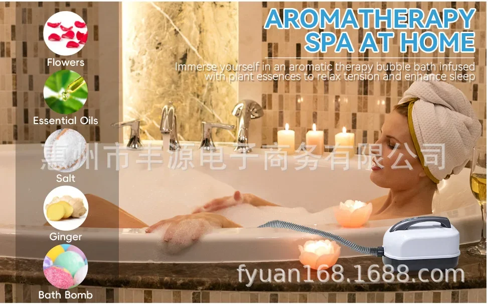 SPA Non-slip Bath Mat Home Surfing Massage Bath Mat Full Body Massage Bathtub Bubble Machine