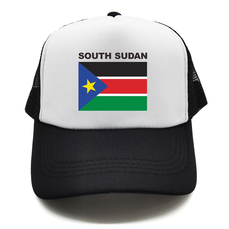 

South Sudan Trucker Cap Summer Men Cool Country Flag Hat Baseball Caps Unisex Outdoor Mesh Net Caps
