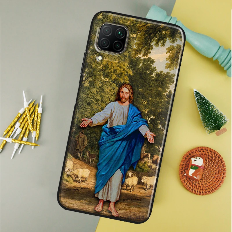 Elegant Religious Mary and Jesus Phone Case Design