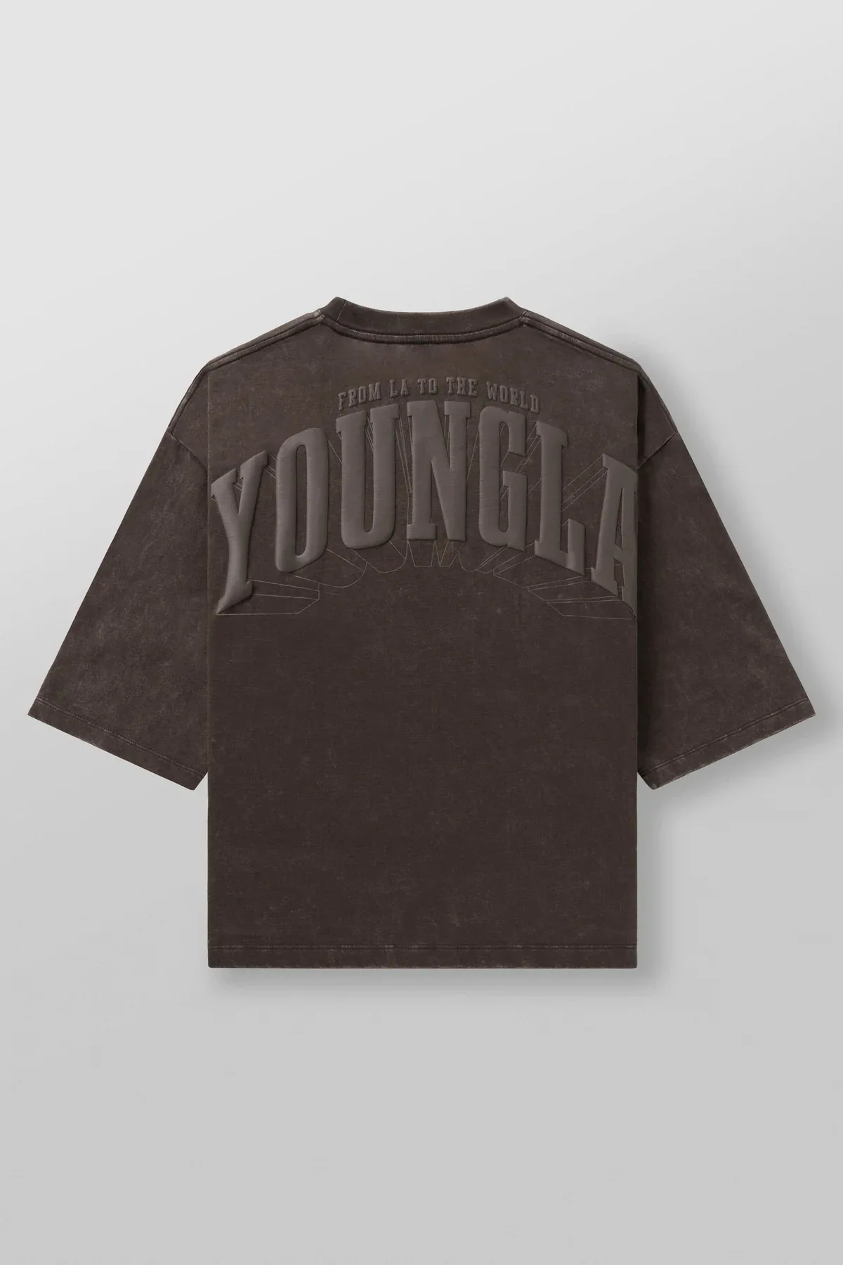 Young American tide brand oversized T-shirt 2024 men's exercise and fitness quick-drying breathable large printed short-sleeved 2