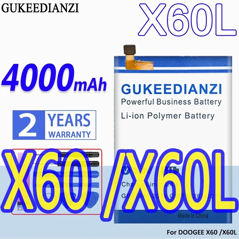 

High Capacity GUKEEDIANZI Battery 4000mAh For DOOGEE X60/X60L