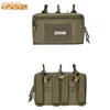 Tactical Molle Triple Magazine Pouches with Accessories Bag Open-Top Magazine Pouch Paintball Game Accessories Bags 1