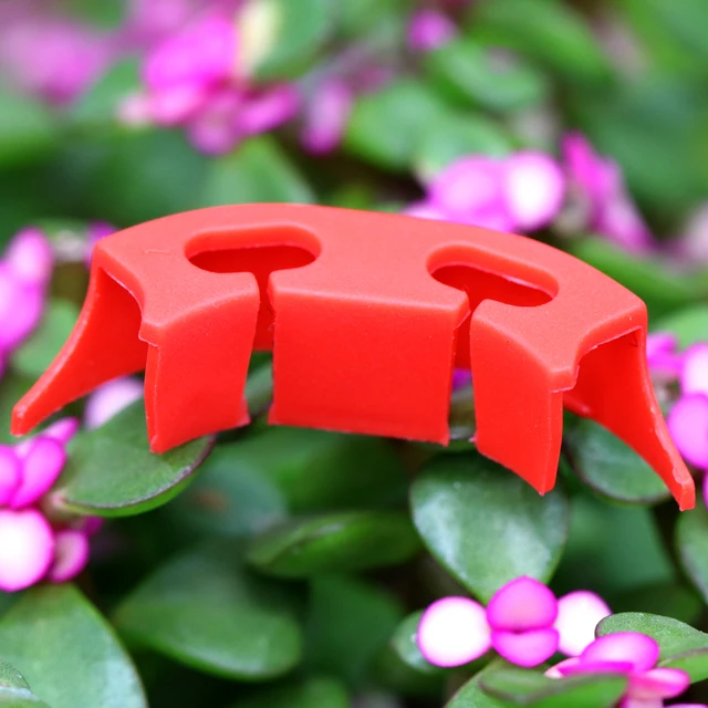 30 Darabos Növényi Hajlító Műanyag Paradicsom Ágak Klipek Kerti Üvegházhatást Okozó Támogatás Az Alacsony Stressz Edző Edzőhöz A Hegymászáshoz - Image 4