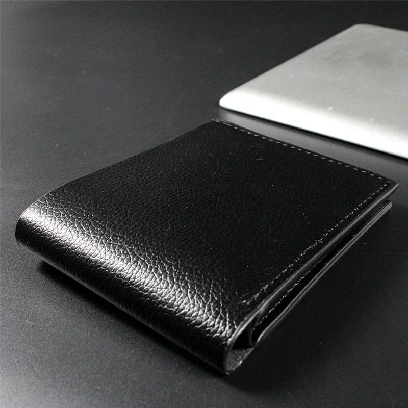 Men's Wallet Artificial Leather Real Cowhide Wallets for Man leather wallet faux leather wallet card wallet