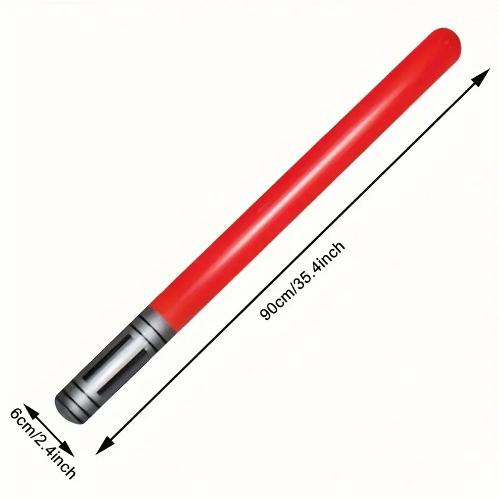 12pcs Colorful Inflatable Sword Set Balloons Stick for Themed Party Cosplay Game Props