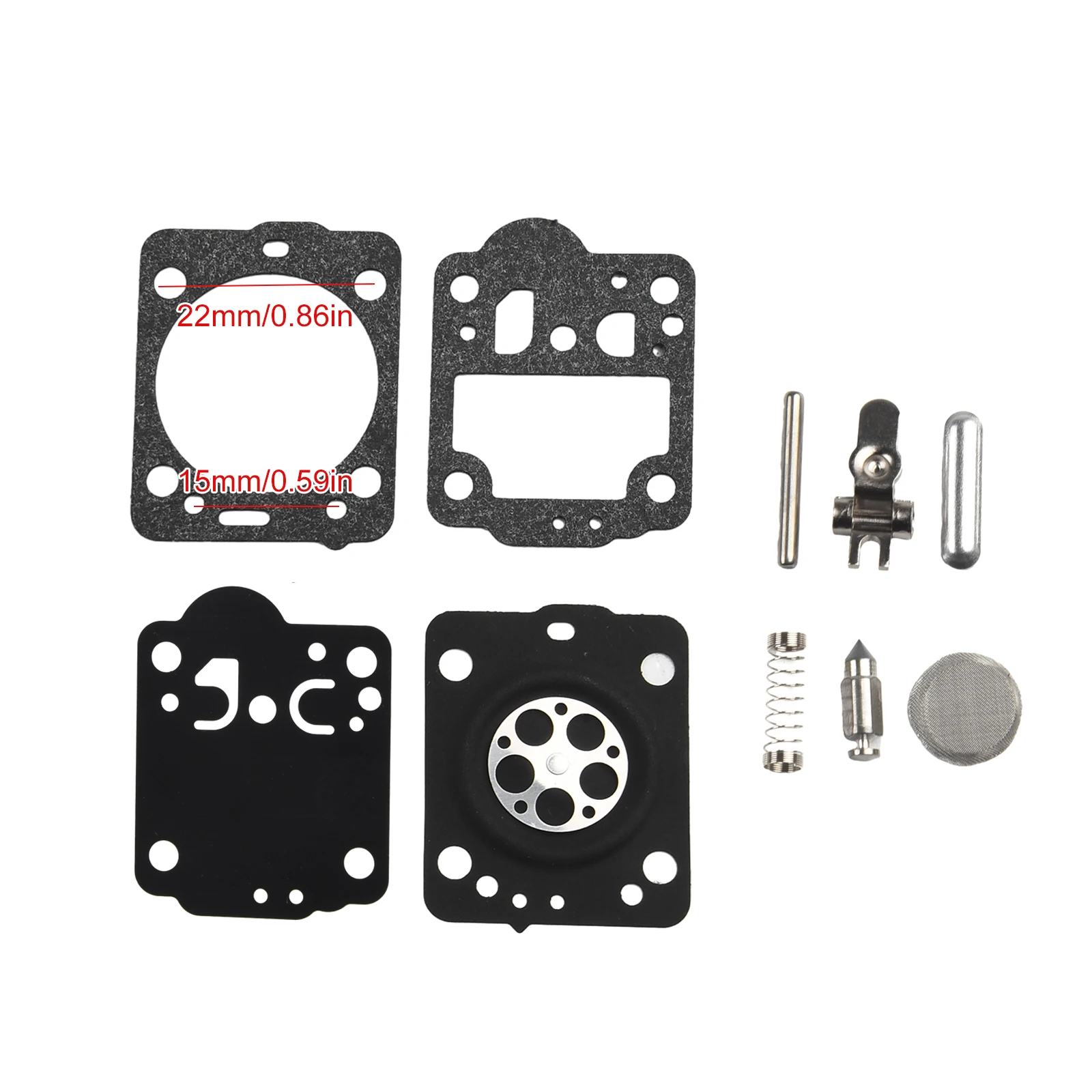 Carburetor Repair Rebuild Kit For 435 435E For Zama RB-149 Chainsaw Carburetor Membrane Gasket Set Power Tool	C1T-W33 4