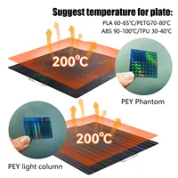 For Bambu Lab P2S Build Plate PEI Textured PET Smooth Spring Steel Sheet Bambulab P2S A1 P1 X1 Hot Bed 3D Printer Accessories - Image 4