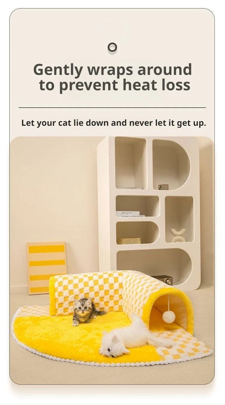 Title 6, Tunnel Cat Nest Winter Warm Can Be Disassembled...