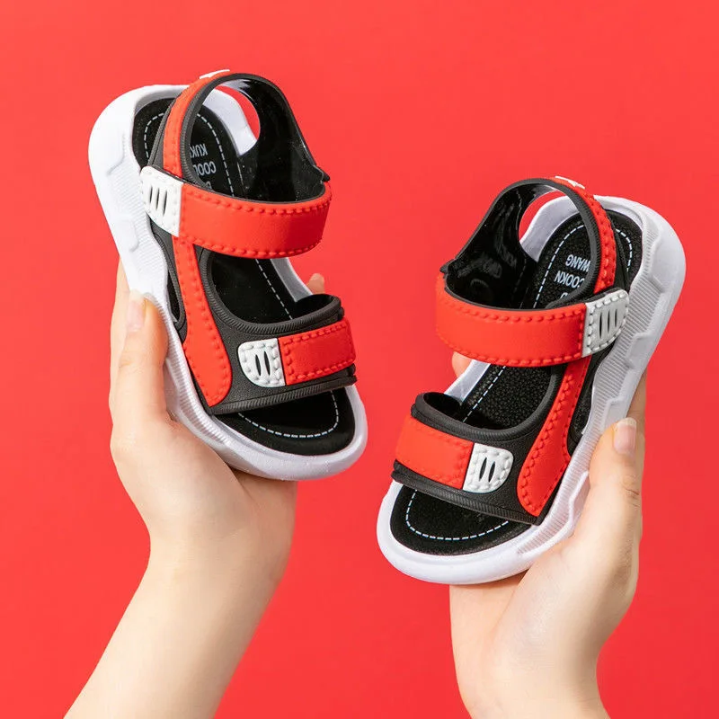 Baby Shoes Kids Shoes Children Sandals Kids Sandals Beach Shoes Boys and Girls Sandals Shoes Soft Soled Children Kids Baby Beach Shoe Swimming Shoe Outdoor Sandal Roman Slippers 21-35 Size