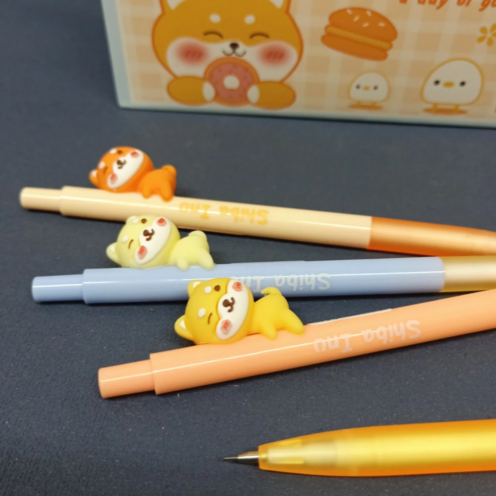 3 pcs/pack 0.5mm Cute Shiba Mechanical Pencil Kawaii Pencil School Stationery Supplies Gift Cartoon Students Prize 5