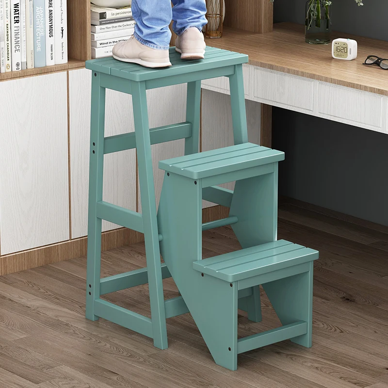 

Compact Luxury Multifunction Step Stools Decorative Telescoping Window Kids Step Ladders Attic Wooden Escada Dobravel Furniture