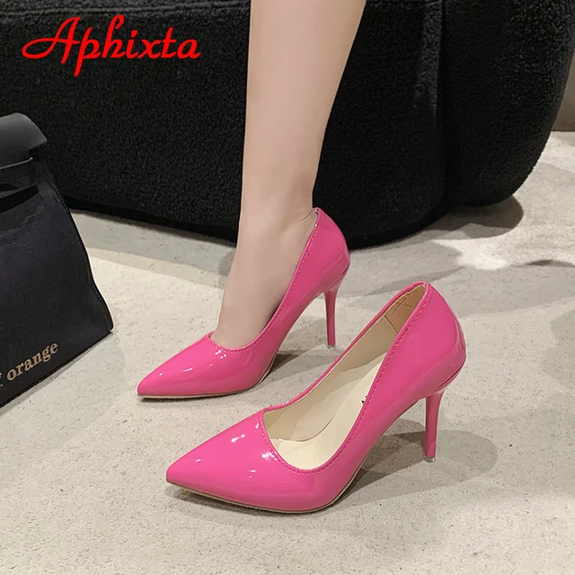 Zapato Boda Mujer Zapatos De Charol Con Punta Trecha Para Mujer