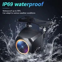 AHD 1920x1080P Car Rear View Camera 200° for Fisheye Golden Lens Full HDR Night Vision Vehicle back car reversing Front Camera - Image 4