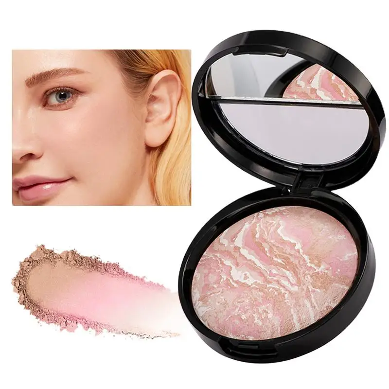 Baked Powder Makeup Pressed Powder Makeup Palette Natural Colors Face Loose Setting Finish Cosmetics Loose Powder Makeup Cosmetics