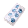 12Pcs Acrylic Round Bling Hooks Rings Acrylic Decorative Rhinestone Glass Shower Curtain Rolling Hooks Bathroom Bath Supplies 5