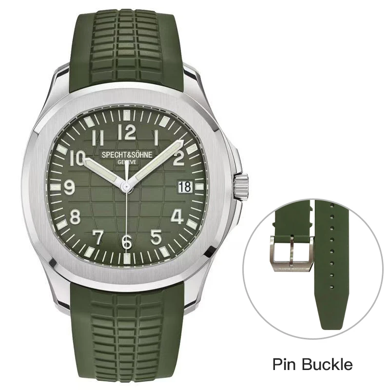 40MM Automatic Mechanical Watch for Men Miyota 8215 Sapphire Crystal Waterproof - Picture 31 of 32