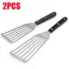Stainless Steel Slotted Turner & Fish Spatula With Wooden Handle - Kitchen Tools by Leeseph