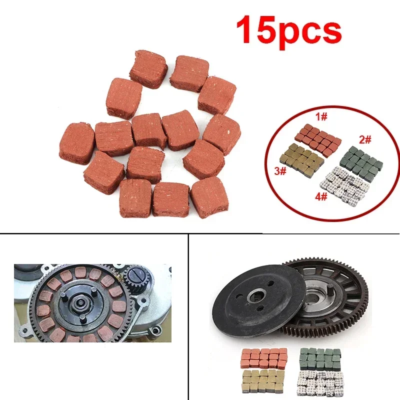 Motorized Bike KIMISS 15PCS Square Engine Clutch Pads For
