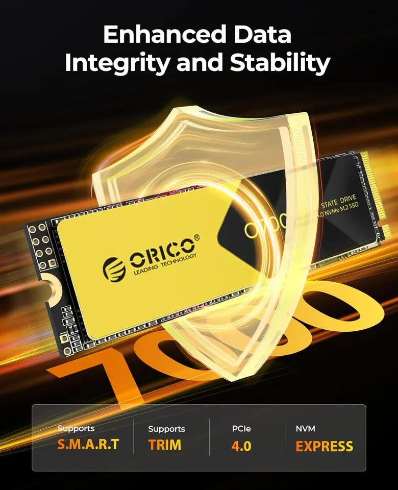 ORICO NVMe SSD PCIe 4.0 Up to 7000MB/s M.2 SSD 2280 PCIe 4.0X4