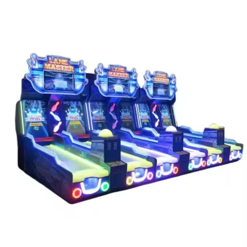 Macchina per Bowling Commerciale, Attrezzatura per Intrattenimento Arcade con Punteggio Automatico per Centri di Divertimento Familiare - immagine 5