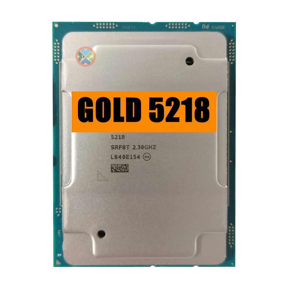 

Xeon Gold 5218 SRF8T 2.3GHZ 22MB 16-Cores 32-Thread 22MB Smart Cache CPU Processor 125W LGA3647 For Server Motherboard
