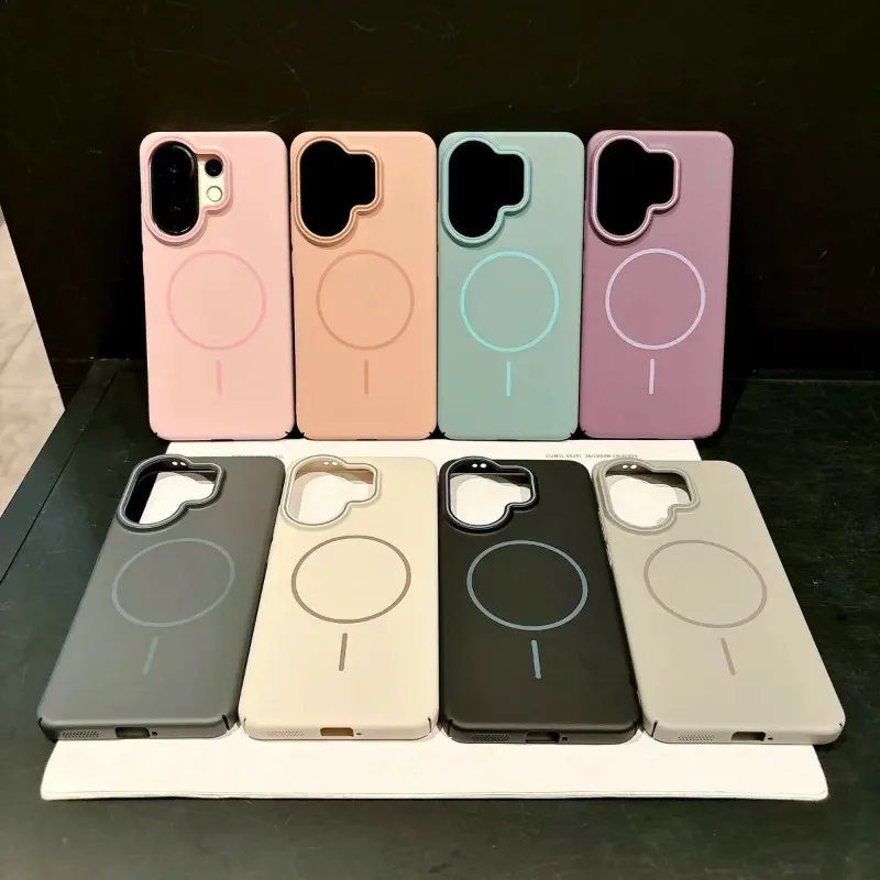Ultra-Thin Shockproof Matte Case with Magsafe Compatibility