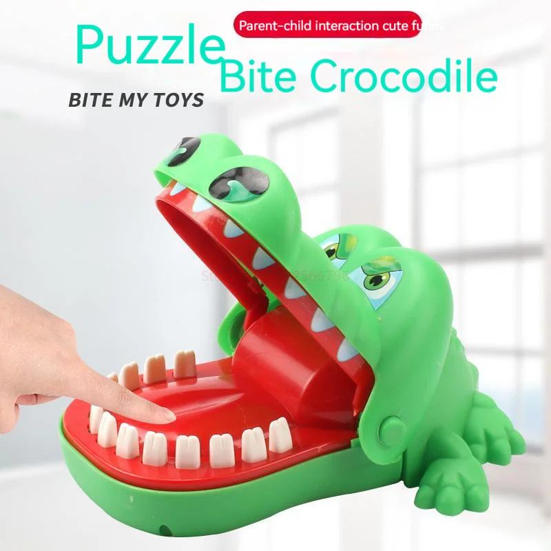 Practical Jokes Biting Shark Mouth Tooth Bite Hand Finger Shark Bar Game Funny Gags Toy For Kids Play Game Birthday Gift