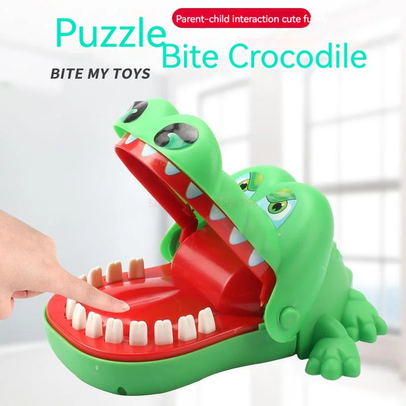 Toyvian Jogo de brinquedos de dentes de tubarão, dentista, mordida,  tubarão, jogo divertido de piadas para crianças