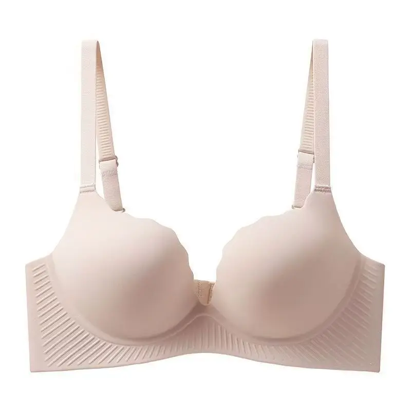 Wireless Push Up Bra for Women Seamless Thick Padded Adjustable Straps Comfortable Lingerie