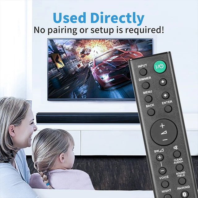 Controllo Soundbar Ht-ct380 Telecomando Sostitutivo Per Sony Soundbar - Modello RMT-AH101U Ricambio Soundbar Ht-ct380 - Foto 9