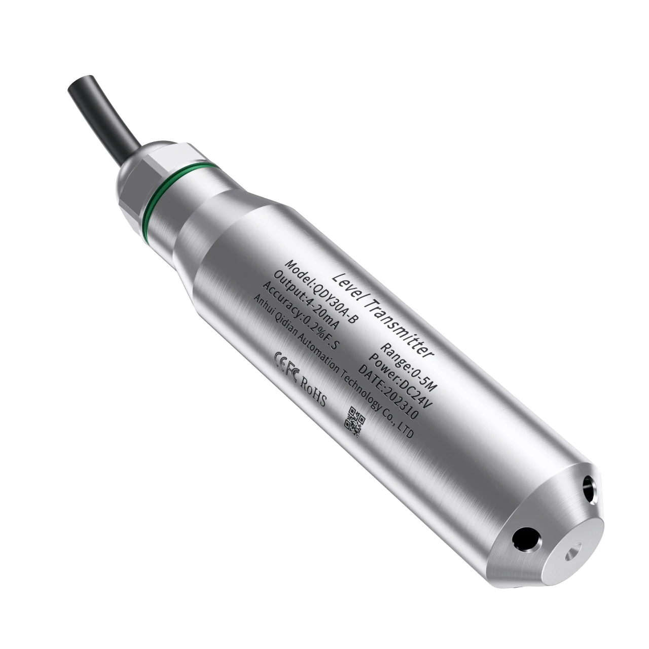 2M 5M 10M 15M 20M Liquid Level Transmitter RS485 Hydrostatic Liquid Level Transducer 4-20mA 0-10V Water Sensor