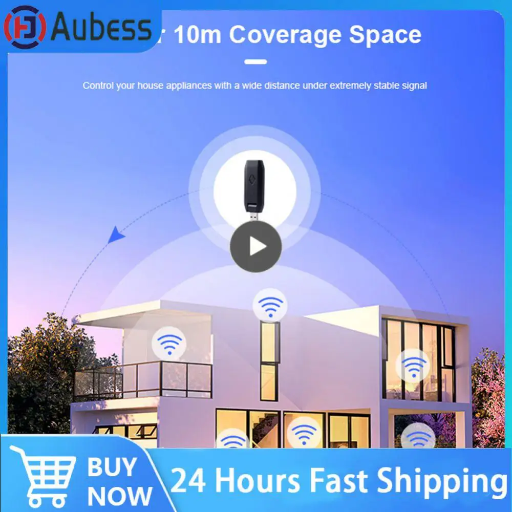 Tuya Usb Ir + Rf Controller Per Tv Rf Fan/Light/Telecomando Controllo Vocale Funziona Con Amazon Alexa Assistant