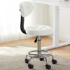Modern Office Desk Chair Rolling Stool Computer Chair with Low Back Height Adjustable Work Home Salon Drafting Swivel Task Chair 1