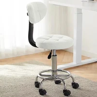 Modern Office Desk Chair Rolling Stool Computer Chair with Low Back Height Adjustable Work Home Salon Drafting Swivel Task Chair 1