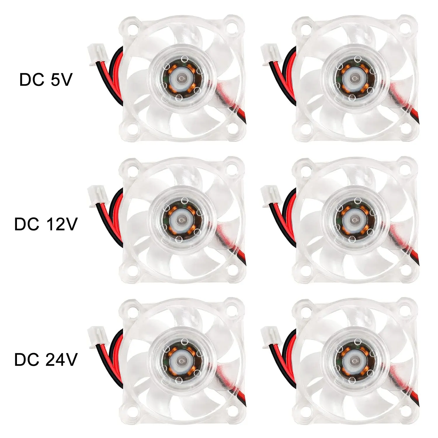  2pcs 4010 Fan 3D Printer Fan DC 12V Mini Brushless Cooling Fan 40x40x10mm Hydraulic Bearing Fan with 2 Pin Terminal 