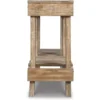 Susandeer Rustic Farmhouse Console Sofa Table, Brown 5