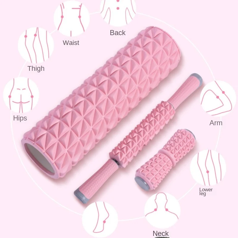 TULX Foam Shaft Set Muscle Relaxer Massage Roller Fitness Equipment Second Generation Yoga Column Relieve Body Aches Pains