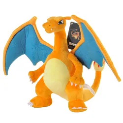 Shiny Charizard Collectible Plush Toy - 12-Inch Soft Cartoon Stuffed Animal (Charizard 28cm)