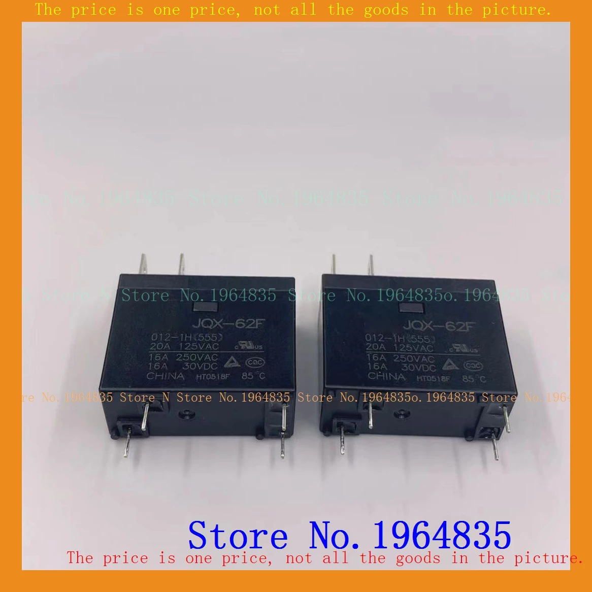 

JQX-62F-012-1H HF62F-012-1H 16A250VAC