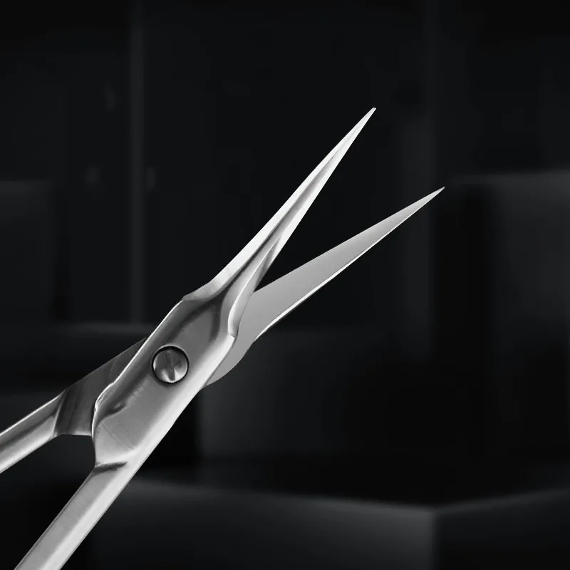 Stainless Steel Small Scissors Nose Hair Eyebrow Solingen Beauty Eyelids Eyelashes and Beard Cuticle Scissors MakeupTools