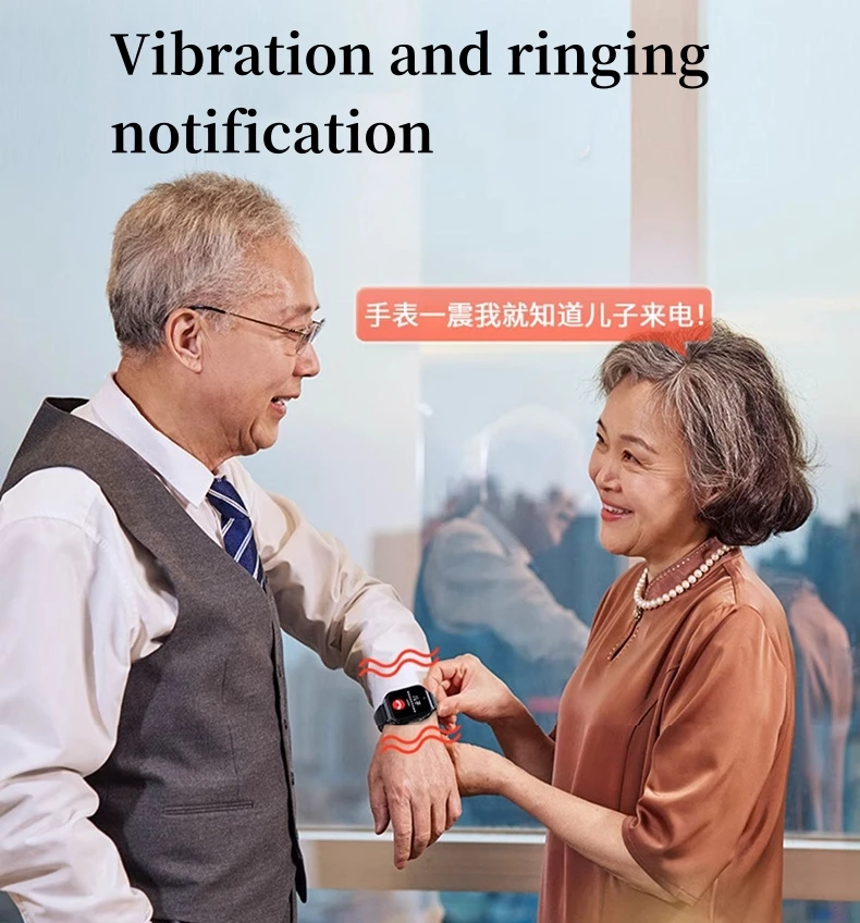 Elderly Smart Watch For Senior Falling Detection 4G Sim Card SOS Phone Call GPS Positioning Vibration Remind Footprint HRBP GS17 4